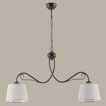 Jupiter 1360 - KM 2 V - Chandelier on a chain KAMELIA 2xE27/60W/230V