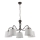 Jupiter 1362 - KM 5 V - Chandelier on a chain KAMELIA 5xE27/60W/230V