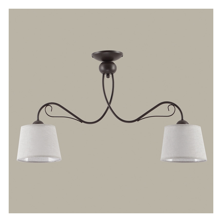 Jupiter 1364 - KM 2 PV - Ceiling light KAMELIA 2xE27/60W/230V