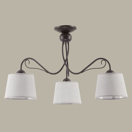 Jupiter 1365 - KM 3 PV - Ceiling light KAMELIA 3xE27/60W/230V
