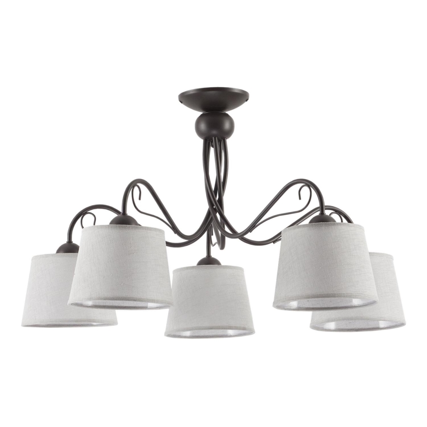 Jupiter 1366 - KM 5 PV - Ceiling light KAMELIA 5xE27/60W/230V