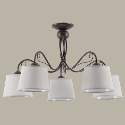 Jupiter 1366 - KM 5 PV - Ceiling light KAMELIA 5xE27/60W/230V