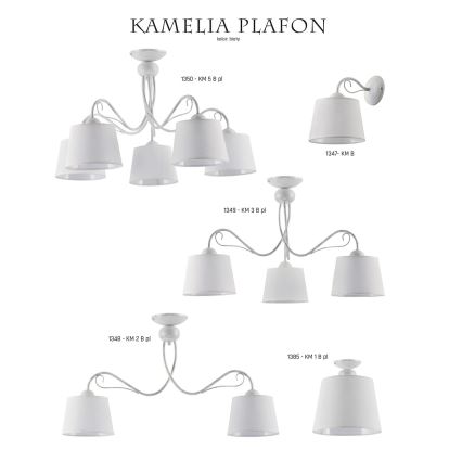Jupiter 1385 - KM 1 B pl - Ceiling light KAMELIA 1xE27/60W/230V