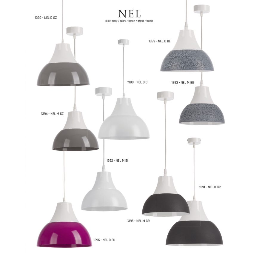 Jupiter 1393 - chandelier NEL NE M BE 1xE27/60W/230V