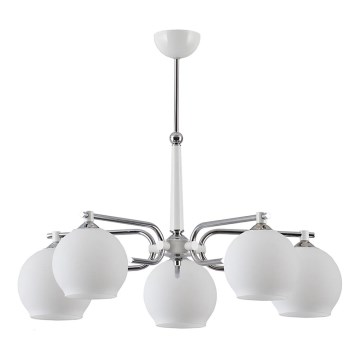 Jupiter 1399 - AX 5 B - Chandelier on a pole AXEL 5xE27/60W/230V