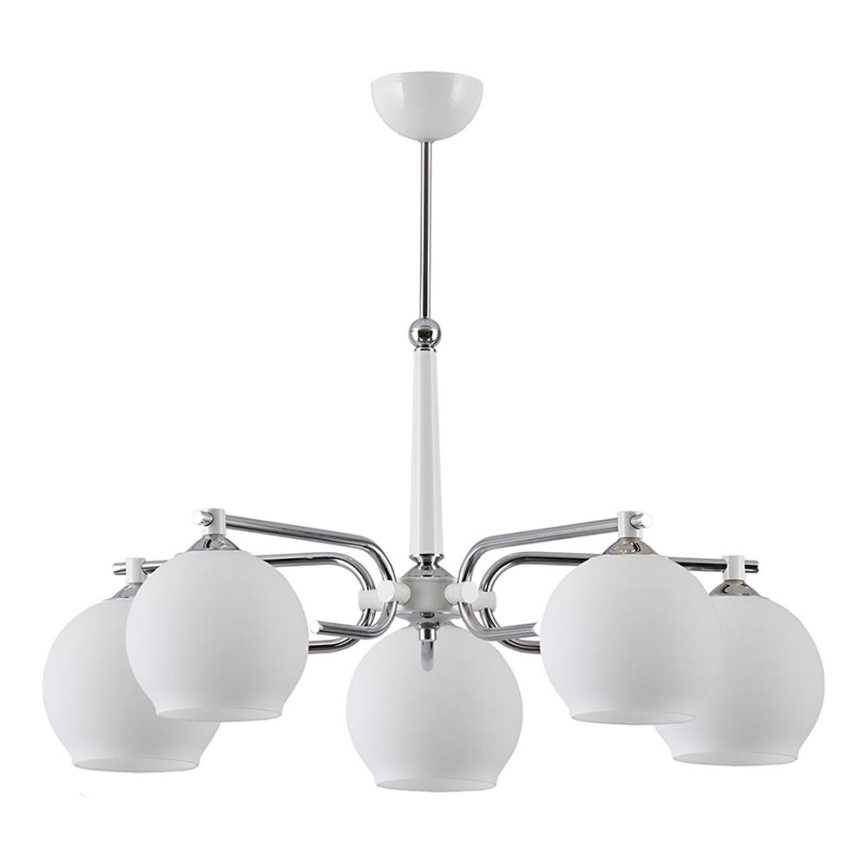 Jupiter 1399 - AX 5 B - Chandelier on a pole AXEL 5xE27/60W/230V