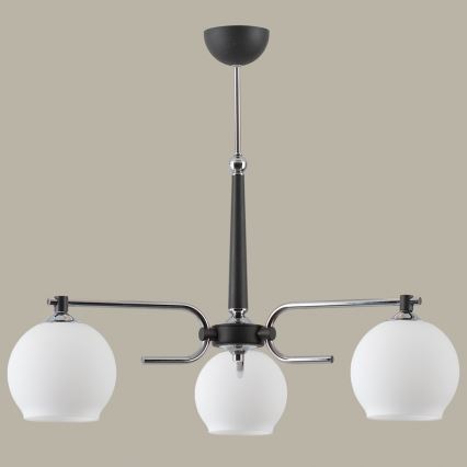 Jupiter 1401 - AX 3 G - Chandelier on a pole AXEL 3xE27/60W/230V