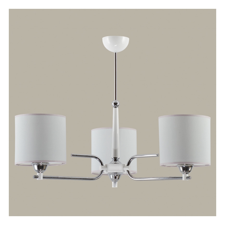 Jupiter 1404 - TW 3 B - Chandelier on a pole TWINGO 3xE27/60W/230V