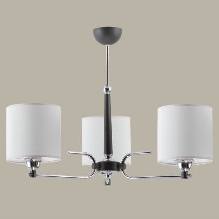 Jupiter 1407 - TW 3 G - Pendant chandelier TWINGO 3xE27/60W/230V