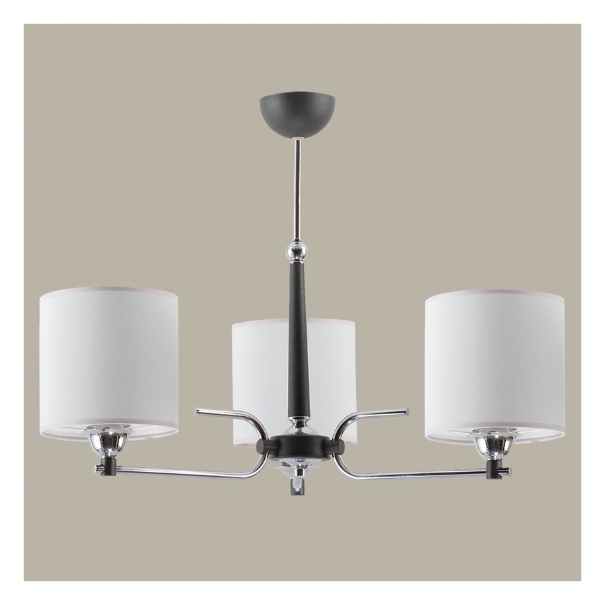 Jupiter 1407 - TW 3 G - Pendant chandelier TWINGO 3xE27/60W/230V