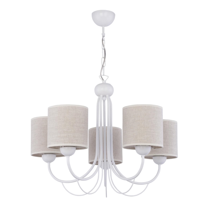 Jupiter 1480 - Chandelier on a chain KASKADA 5xE27/60W/230V