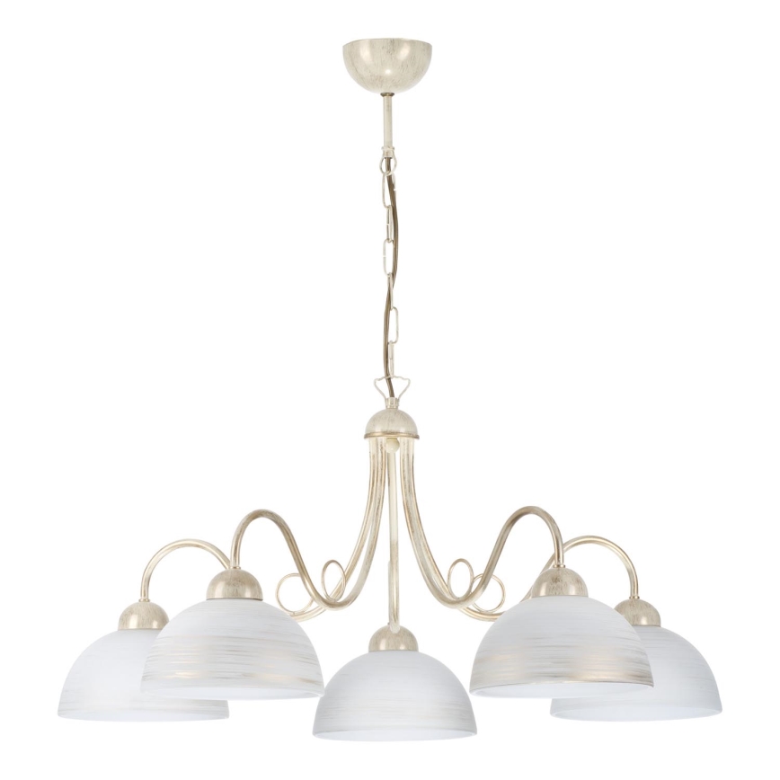 Jupiter 1487 - Chandelier on a chain SAGA 5xE27/60W/230V