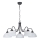 Jupiter 1491 - Chandelier on a chain SAGA 5xE27/60W/230V