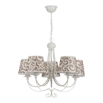 Jupiter 1494 - Chandelier on a chain SUSAN 5xE27/60W/230V