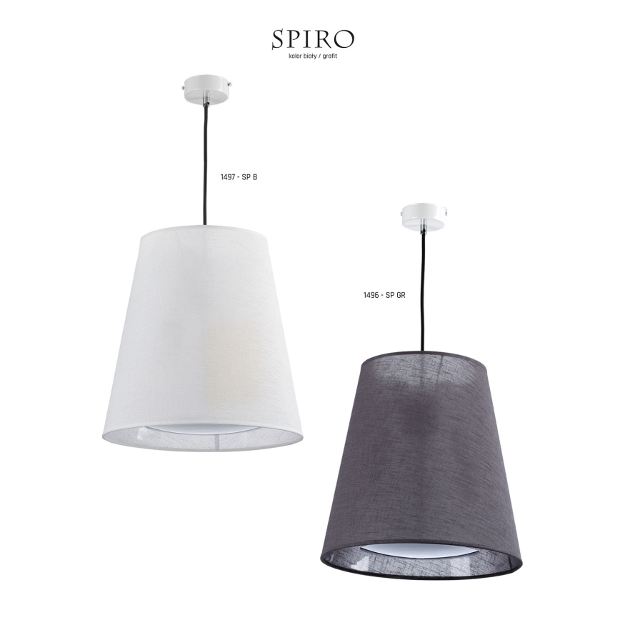 Jupiter 1496 - chandelier SPIRO 1xE27/60W/230V