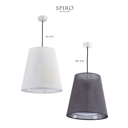 Jupiter 1497 - chandelier SPIRO 1xE27/60W/230V