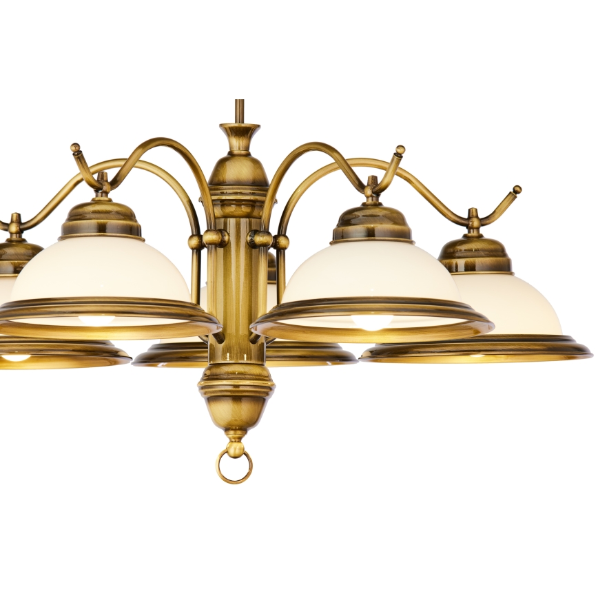 Jupiter - 15 - OZ-5 - Chandelier OPÁL 5xE27/60W/230V