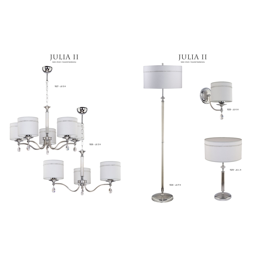 Jupiter 1527 - JU 5 H - Chandelier JULIA II 5xE27/60W