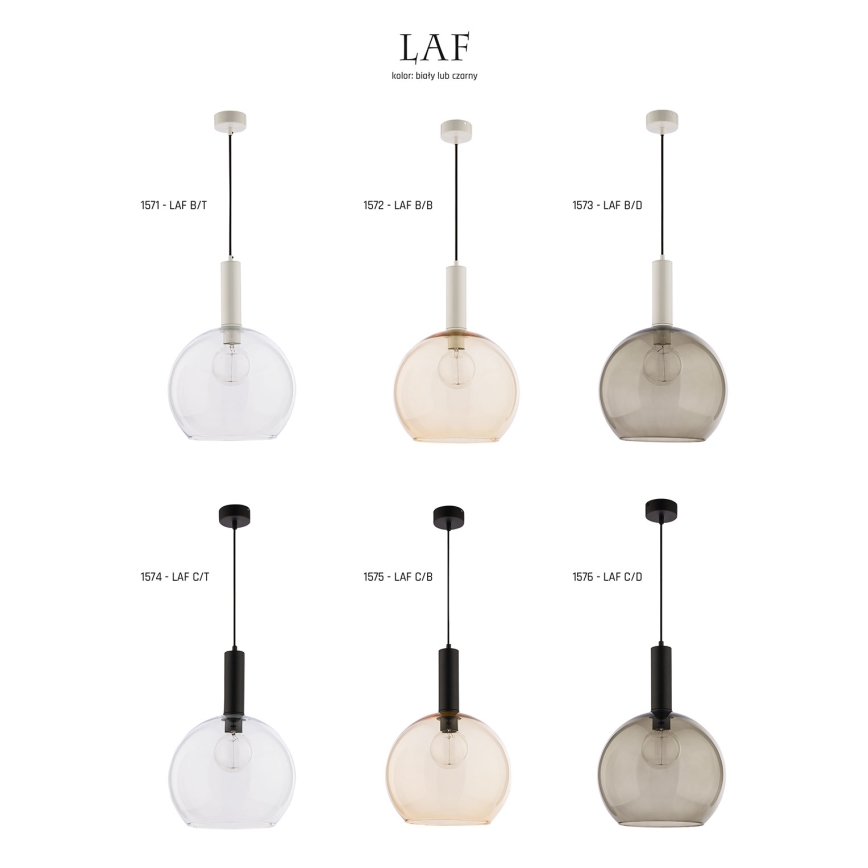 Jupiter 1576 - LAF C/D - Pendant light LAF E27/60W