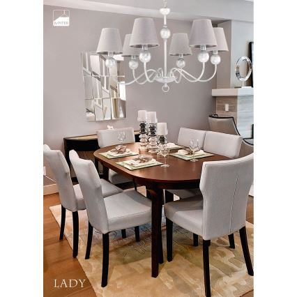 Jupiter 1587 - LY 6 BI - Chandelier LADY 6xE14/40W