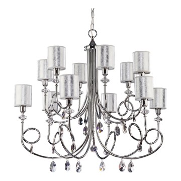 Jupiter 1596 - DE 12 CH - Crystal chandelier DOLPHINA 12xE14/40W