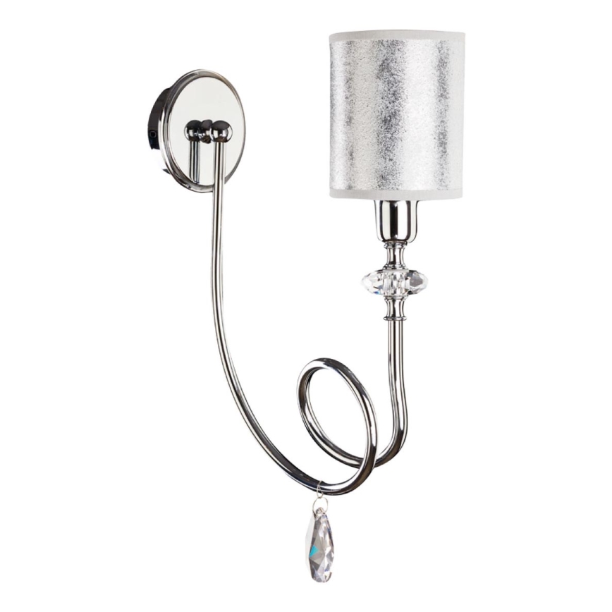 Jupiter 1597 - DE K1 CH - Crystal wall light DOLPHINA E14/40W