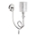 Jupiter 1597 - DE K1 CH - Crystal wall light DOLPHINA E14/40W