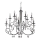 Jupiter 1599 - DK 12 CH - Chandelier DAKAR 12xE14/40W