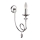 Jupiter 1600 - DK K1 CH - Wall light DAKAR E14/40W