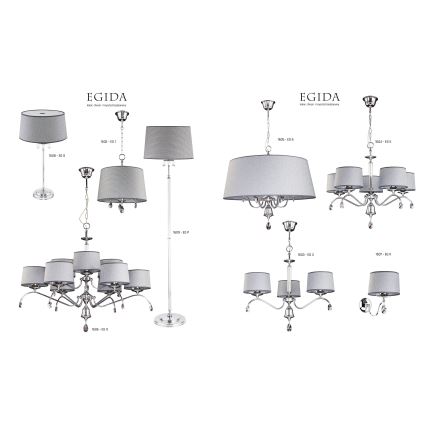 Jupiter 1603 - EG 3 CH - Crystal chandelier EGIDA 3xE27/60W