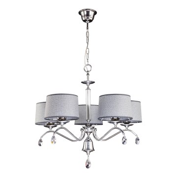 Jupiter 1604 - EG 5 CH - Crystal chandelier EGIDA 5xE27/60W