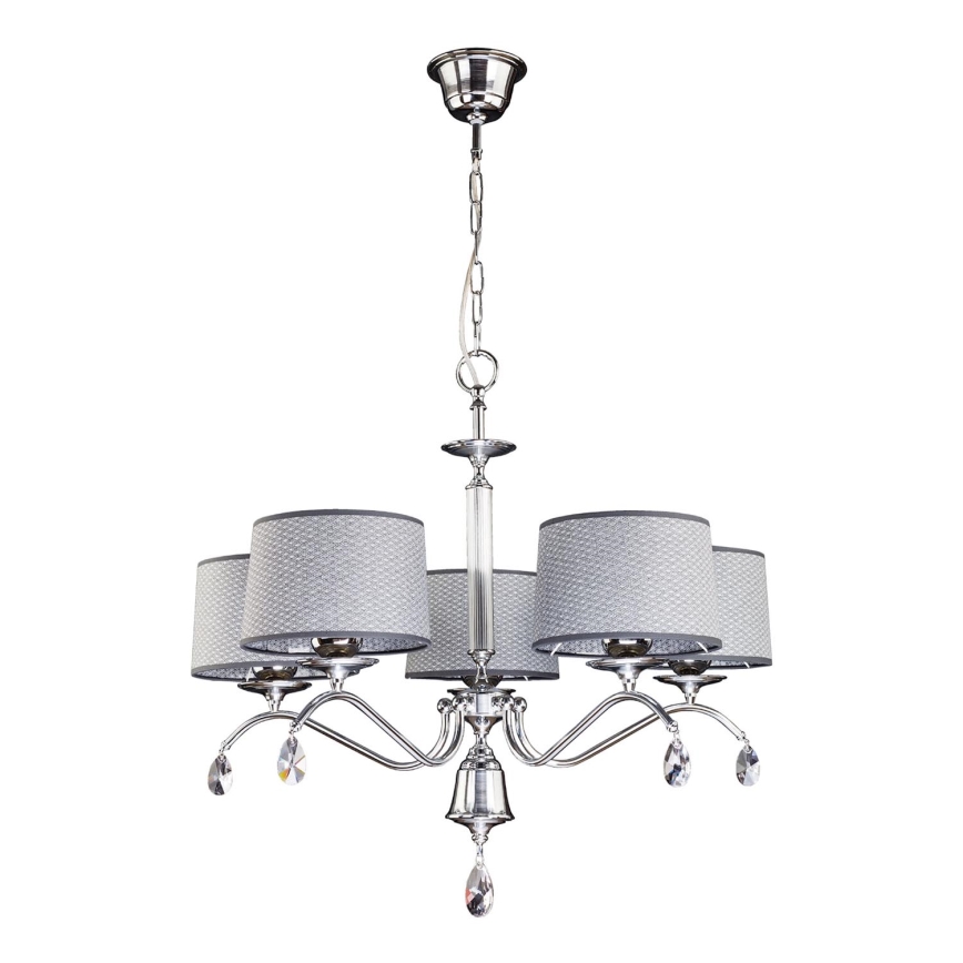 Jupiter 1604 - EG 5 CH - Crystal chandelier EGIDA 5xE27/60W