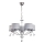 Jupiter 1604 - EG 5 CH - Crystal chandelier EGIDA 5xE27/60W