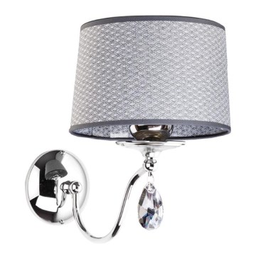 Jupiter 1607 - EG K CH - Wall light EGIDA 1xE27/60W/230V grey