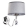 Jupiter 1607 - EG K CH - Wall light EGIDA 1xE27/60W/230V grey