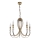 Jupiter 1611 - Chandelier on a chain MELODY 5xE14/40W/230V brass patina