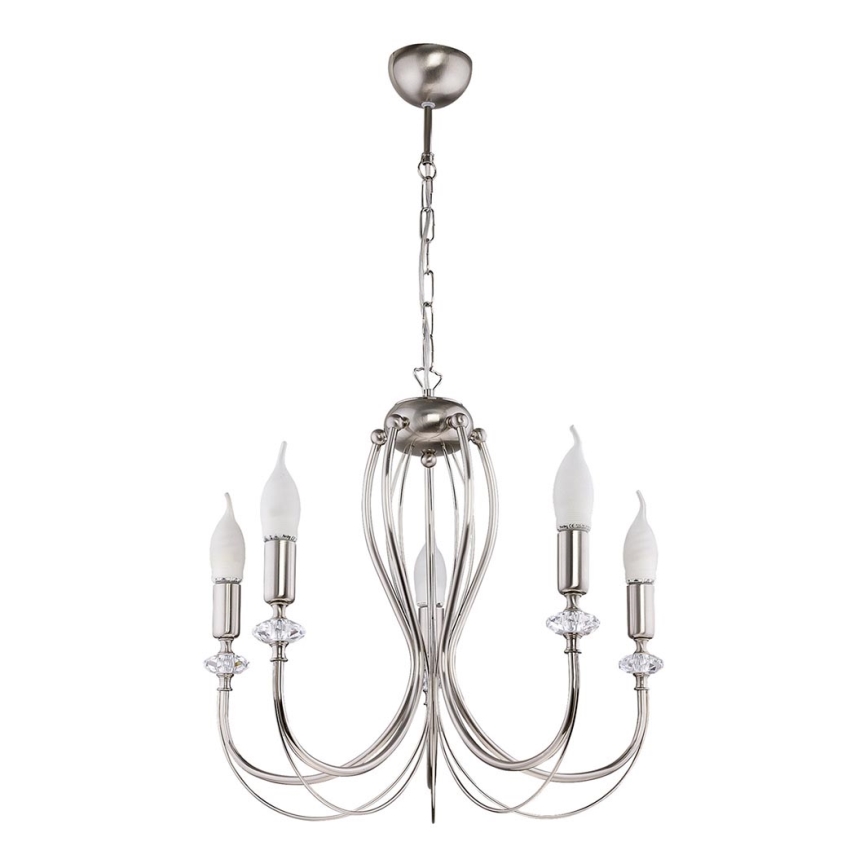 Jupiter 1615 - Chandelier on a chain MELODY 5xE14/40W/230V