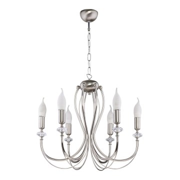 Jupiter 1616 - Chandelier on a chain MELODY 6xE14/40W/230V