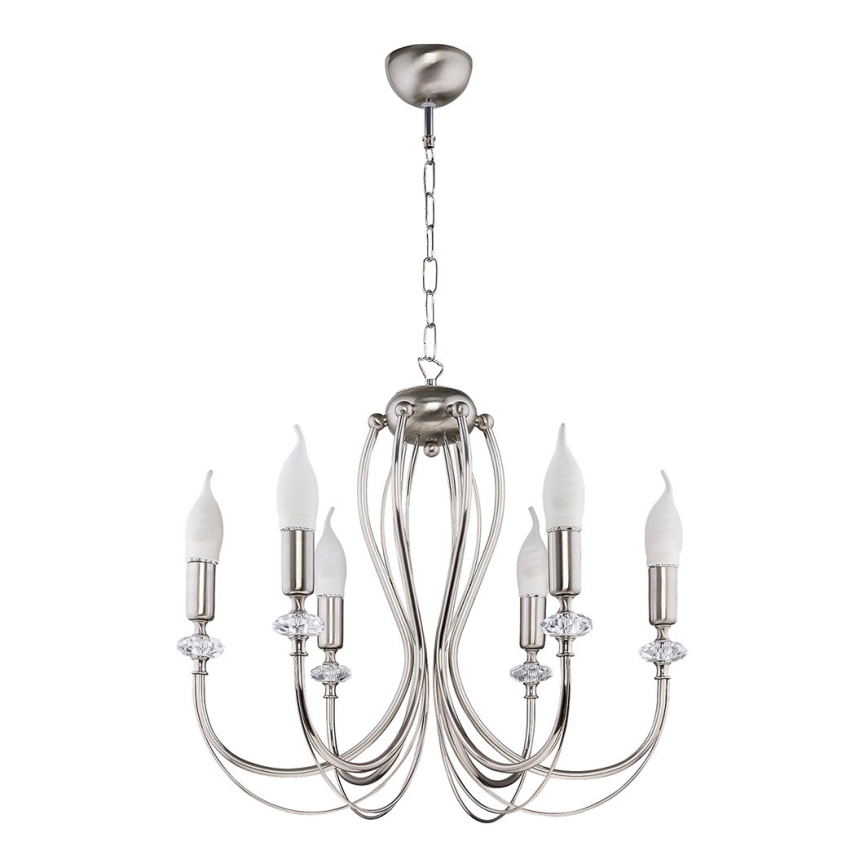 Jupiter 1616 - Chandelier on a chain MELODY 6xE14/40W/230V