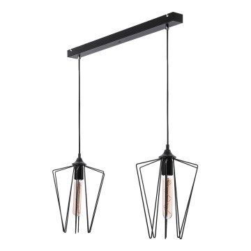 Jupiter 1643 - Chandelier on a string SAO 2xE27/60W/230V black