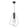 Jupiter 1644 - Chandelier on a string KAIR 1xE27/60W/230V black/graphite