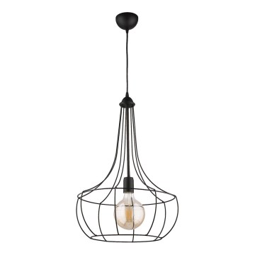 Jupiter 1653 - Chandelier on a string FOX 1xE27/60W/230V black