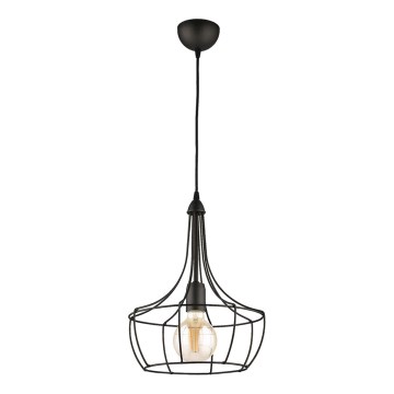 Jupiter 1654 - Chandelier on a string FOX 1xE27/60W/230V black