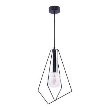 Jupiter 1661 - Chandelier on a string KAIR 1xE27/60W/230V black/shiny chrome