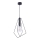 Jupiter 1661 - Chandelier on a string KAIR 1xE27/60W/230V black/shiny chrome