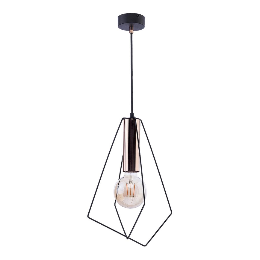 Jupiter 1664 - Chandelier on a string KAIR 1xE27/60W/230V black/copper