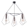 Jupiter 1666 - Chandelier on a string KAIR 3xE27/60W/230V black/copper