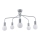 Jupiter 1675 - Pendant chandelier OLAF 5xE27/60W/230V grey