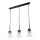 Jupiter 1683 - Chandelier on a string DOMINO 3xE27/60W/230V white