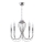 Jupiter 1688 - Chandelier on a chain MELANI 5xE14/40W/230V silver
